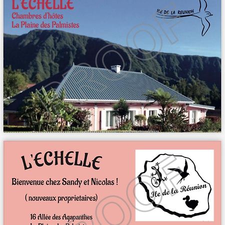 Bed and Breakfast L'Echelle La Plaine-des-Palmistes Exterior foto